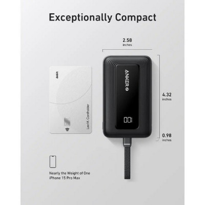 Внешний аккумулятор Anker Powercore Zolo 10000 мАч 30 Вт (A1688H31) синий