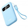 Внешний аккумулятор Ugreen PB522 10000mAh Mini Quick Charging 20W (45423B) синий