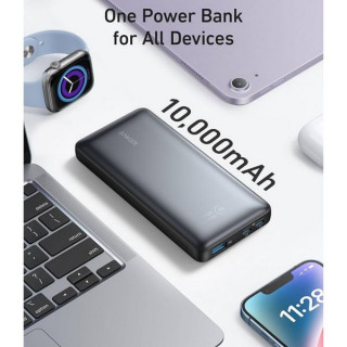 Внешний аккумулятор Anker 533 Power Bank 10000 мAч (A1249H11) Black