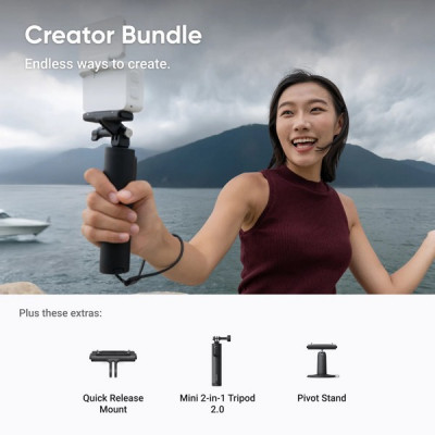 Экшн-камера Insta360 GO Ultra Creator Bundle (Arctic White)