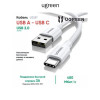 Кабель Ugreen US287 USB-A 2.0 - USB-C Cable Nickel Plating 1 м (60121) White