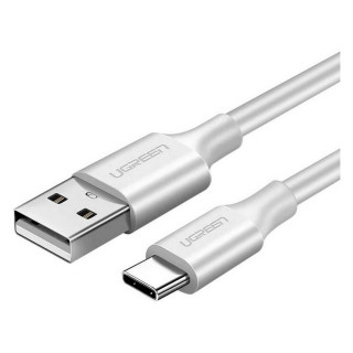 Кабель Ugreen US287 USB-A 2.0 - USB-C Cable Nickel Plating 1 м (60121) White