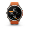 Garmin Fenix 9 Pro 51 мм Titanium with Autumn Orange/Spark Orange Silicone Band (010-04337-05)
