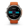 Garmin Fenix 9 Pro 51 мм Titanium with Autumn Orange/Spark Orange Silicone Band (010-04337-05)