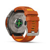 Garmin Fenix 9 Pro 51 мм Titanium with Autumn Orange/Spark Orange Silicone Band (010-04337-05)