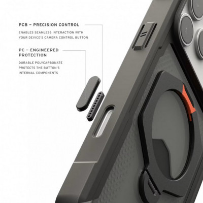 Чехол UAG Plasma XTE 360 MagFit для iPhone 18 Pro Max/17 Pro Max 6.9" (114572114097) Black/Orange