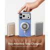 Чехол ESR Atelier Silicone Leather Kickstand Magnetic для iPhone 18 Pro / 17 Pro (Misty Blue)