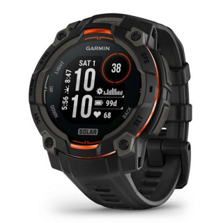 Умные часы Garmin Instinct 3 Solar 45 mm Black with Black Band (010-02934-00)