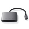 USB-хаб Satechi 4-Port USB-C Hub with Power Delivery (ST-H4CPDM) серый космос