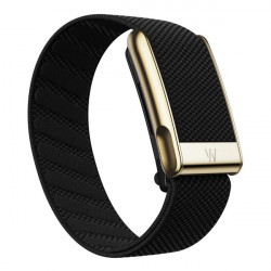 Плетеный ремешок для Whoop MG SuperKnit Luxe Band​ (Obsidian with Gold)