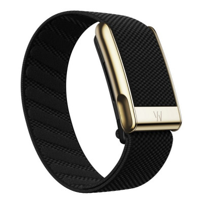 Плетеный ремешок для Whoop MG SuperKnit Luxe Band​ (Obsidian with Gold)