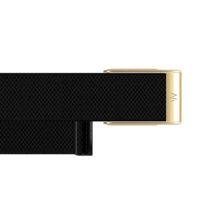 Плетеный ремешок для Whoop MG SuperKnit Luxe Band​ (Obsidian with Gold)