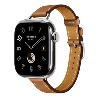 Apple Watch Series 11 Hermes 42 mm Attelage Single Tour Gold