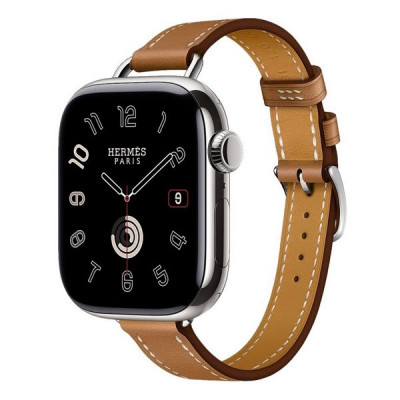 Apple Watch Series 11 Hermes 42 mm Attelage Single Tour Gold