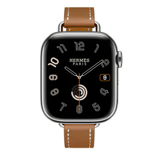 Apple Watch Series 11 Hermes 42 mm Attelage Single Tour Gold