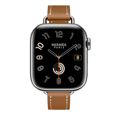 Apple Watch Series 11 Hermes 42 mm Attelage Single Tour Gold