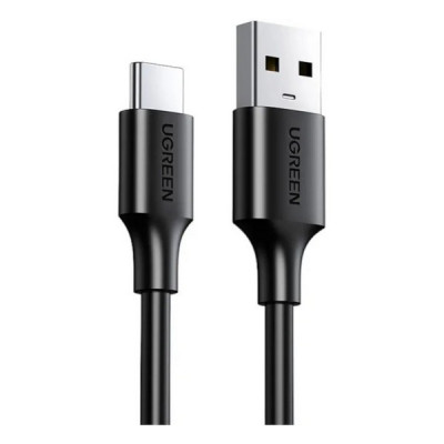 Кабель Ugreen US287 USB-A 2.0 - USB-C Cable Nickel Plating 1 м (60116) Black