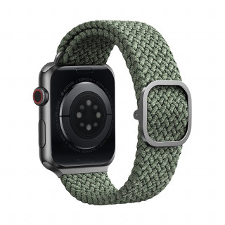 Ремешок Uniq Aspen Strap Braided для Apple Watch 38/40/41 мм (40MM-ASPGRN) зеленый