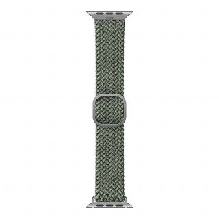 Ремешок Uniq Aspen Strap Braided для Apple Watch 38/40/41 мм (40MM-ASPGRN) зеленый