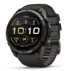 Garmin Fenix 9 Pro 51 мм Carbon Gray DLC Titanium with Black/Pebble Gray Silicone Band (010-04337-15)