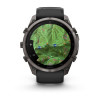 Garmin Fenix 9 Pro 51 мм Carbon Gray DLC Titanium with Black/Pebble Gray Silicone Band (010-04337-15)