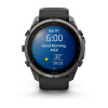 Garmin Fenix 9 Pro 51 мм Carbon Gray DLC Titanium with Black/Pebble Gray Silicone Band (010-04337-15)