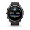 Garmin Fenix 9 Pro 51 мм Carbon Gray DLC Titanium with Black/Pebble Gray Silicone Band (010-04337-15)