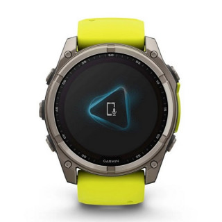 Garmin Fenix 8 51 мм Solar Sapphire Titanium, AMP Yellow (010-02907-21)