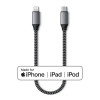 Кабель Satechi USB Type-A - Lightning 25 см (ST-TAL10M) серый космос