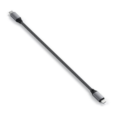 Кабель Satechi USB Type-A - Lightning 25 см (ST-TAL10M) серый космос