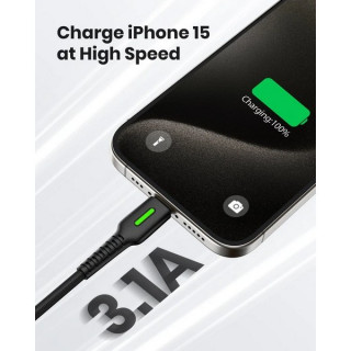 Набор кабелей INIU USB-A - USB-C 3 шт. (DI-D3C / D3C-3P) Black / Черный