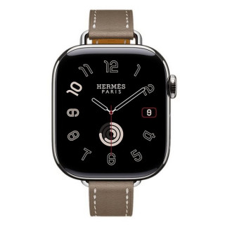Apple Watch Series 11 Hermes 42 mm Attelage Single Tour Etoupe