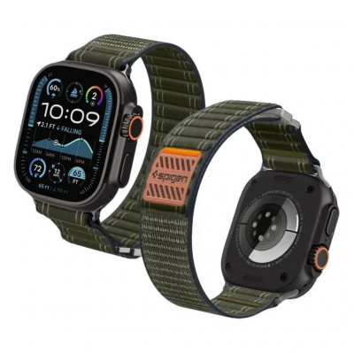 Ремешок Spigen WBF0 для Apple Watch 44/45/46/49 мм (AMP10142) Green