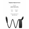 Магнитный кабель Magssory Link USB-C - Lightning MFI 1.2 м (CBL003b) Black