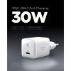 Сетевое зарядное устройство Spigen Essential Wall Charger 30W (ACH09492) White