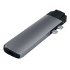 USB-хаб Satechi Aluminum Type-C Pro Hub with Ethernet для MacBook Air (2018-2020), MacBook Pro (2018-2020) серый космос (ST-TCPHEM)