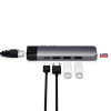 USB-хаб Satechi Aluminum Type-C Pro Hub with Ethernet для MacBook Air (2018-2020), MacBook Pro (2018-2020) серый космос (ST-TCPHEM)