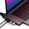 USB-хаб Satechi Aluminum Type-C Pro Hub with Ethernet для MacBook Air (2018-2020), MacBook Pro (2018-2020) серый космос (ST-TCPHEM)
