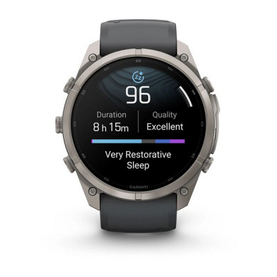 Garmin Fenix 9 Pro 51 мм Titanium with Graphite/Black Silicone Band (010-04337-25)