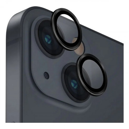Защитное стекло UNIQ OPTIX Camera Lens protector Aluminium для iPhone 14 / 14 Plus (IP6.1-6.7M-LENSBLK) Black