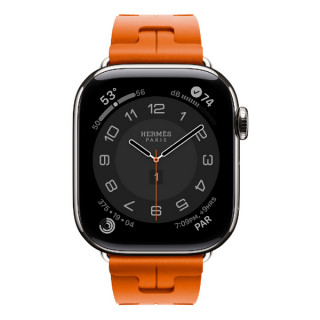 Apple Watch Series 11 Hermes 42 mm Kilim Single Tour Orange
