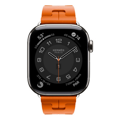 Apple Watch Series 11 Hermes 42 mm Kilim Single Tour Orange