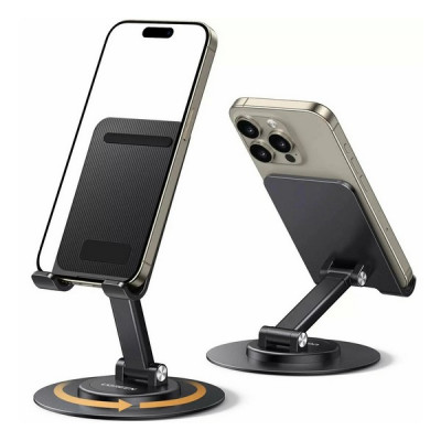 Подставка для телефона складная Ugreen LP805 Swivel&Foldable Multi-Angle Phone Stand (35152) черный