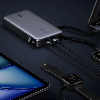 Внешний аккумулятор Ugreen PB552 25000 mAh Power Bank 165W (55995B) серый космос