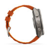 Garmin Fenix 9 Pro 51 мм inReach Titanium with Autumn Orange/Spark Orange Silicone Band (010-04337-00)