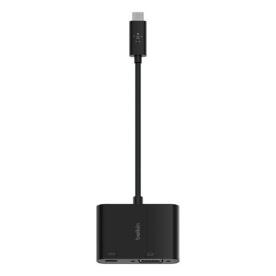 Переходник Belkin USB Type-C - VGA/USB Type-C (AVC001btBK) Black