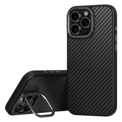 Чехол Uniq KEVA Max Kevlar with Camera stand MagSafe для iPhone 16 Pro Max черный (IP6.9P(2024)-KEVMMBLK)