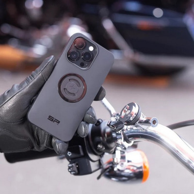 Крепление на руль мотоцикла SP Connect Moto Mount 3D 1 1/2" Chrome