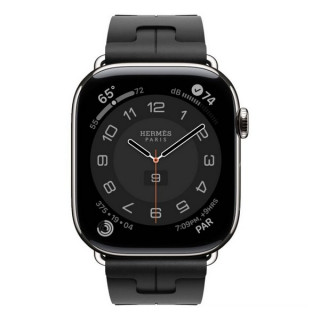 Apple Watch Series 11 Hermes 42 mm Kilim Single Tour Noir