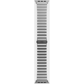 Браслет Uniq Strova Strap Link Steel для Apple Watch 42/44/45 мм (44MM-STRVSIL), серебристый